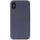 Leather Back Cover Card Case | Navy