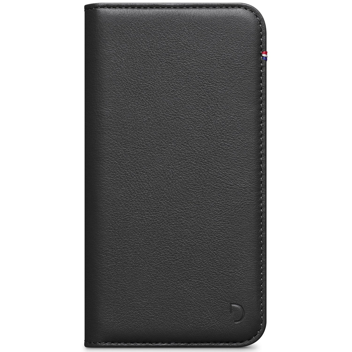 Timeless Elegance: Black Leather Wallet Case for iPhone 13