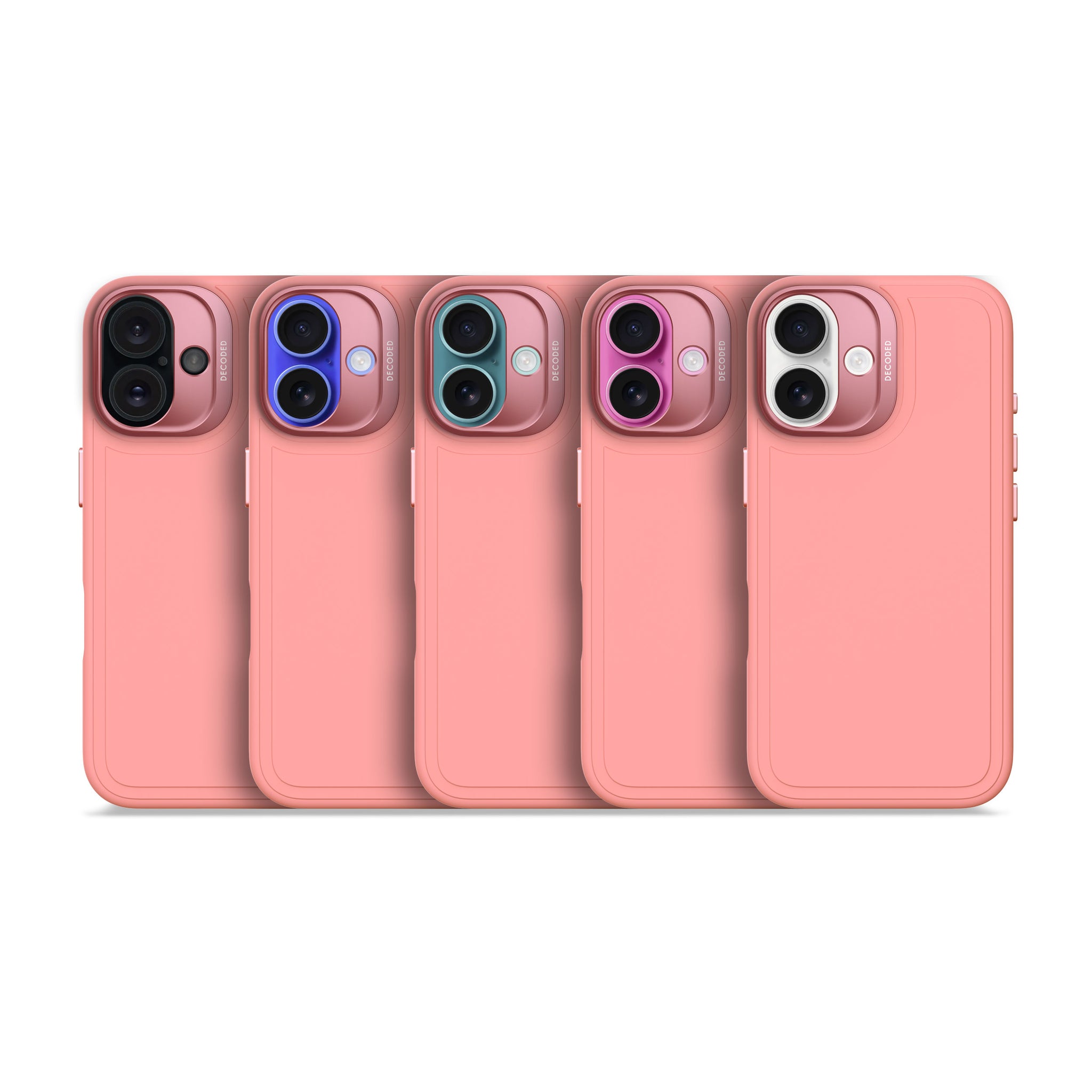 Coque en Silicone Stacks iPhone 16 Pro Rose Bubble Gum DECODED Decoded Bags