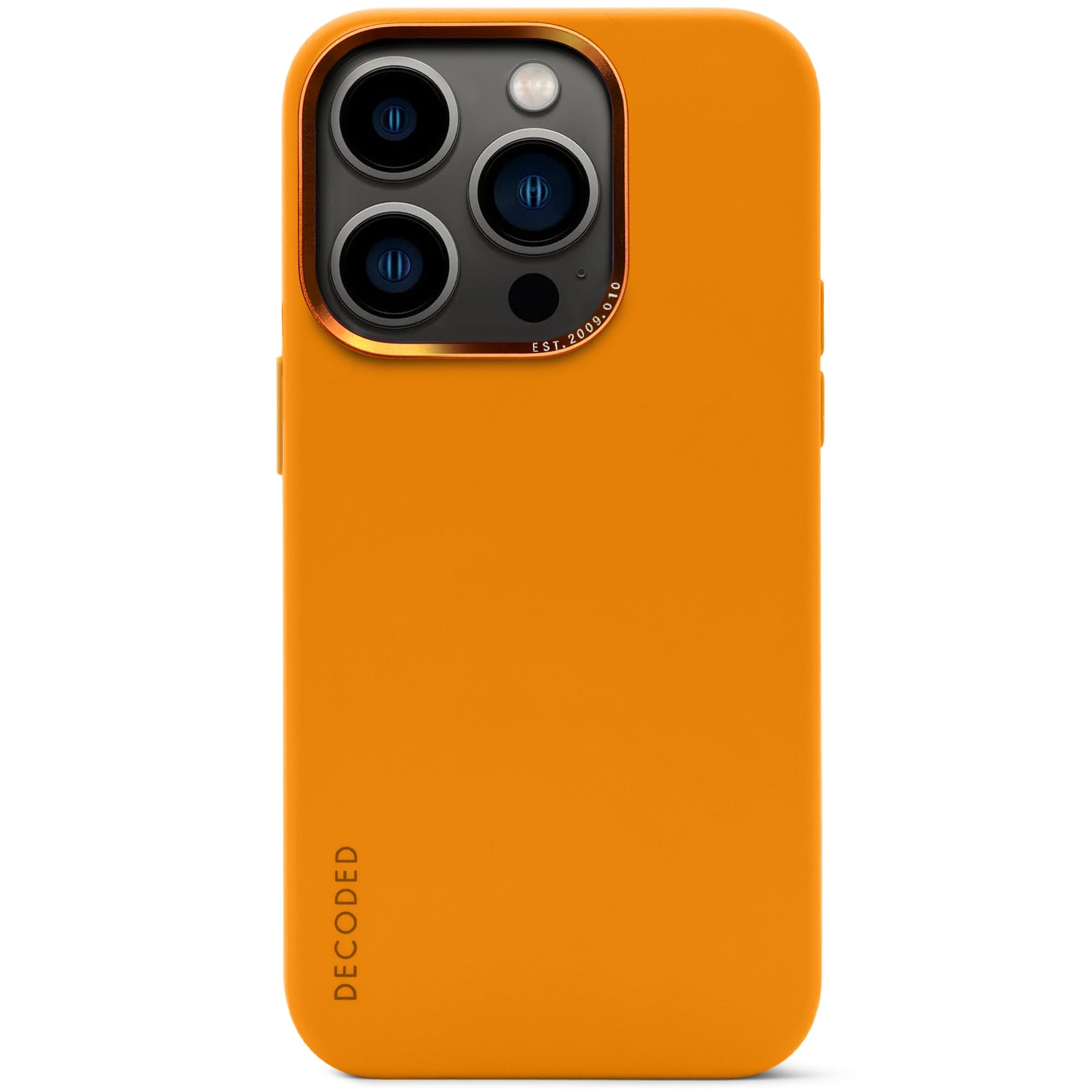 Decoded iPhone 15 Plus Antimicrobial Silicone Back Cover | Apricot