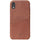 Leather Back Cover Card Case | Oak Brown