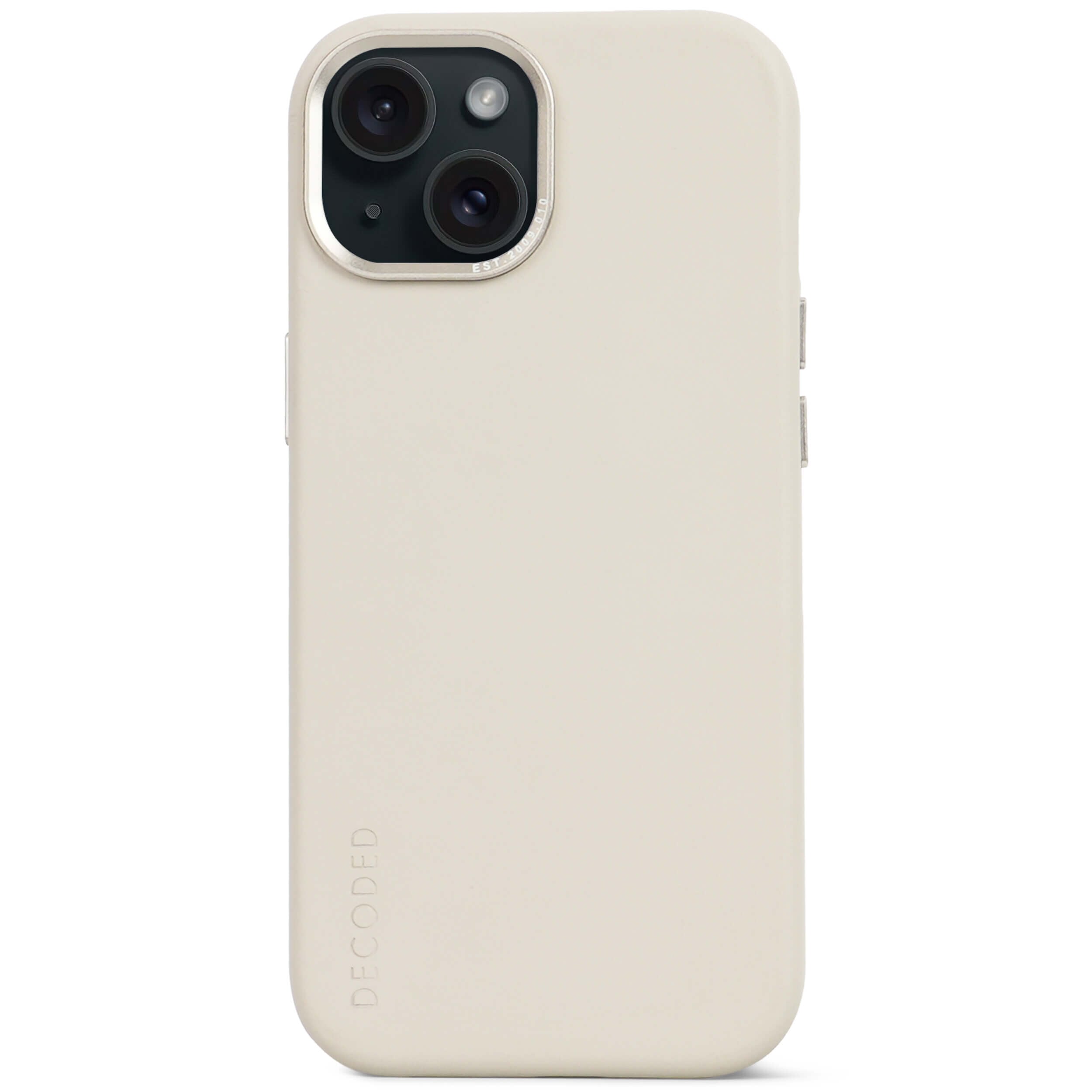 DECODED iPhone 15 Pro Leather Back Cover | Clay