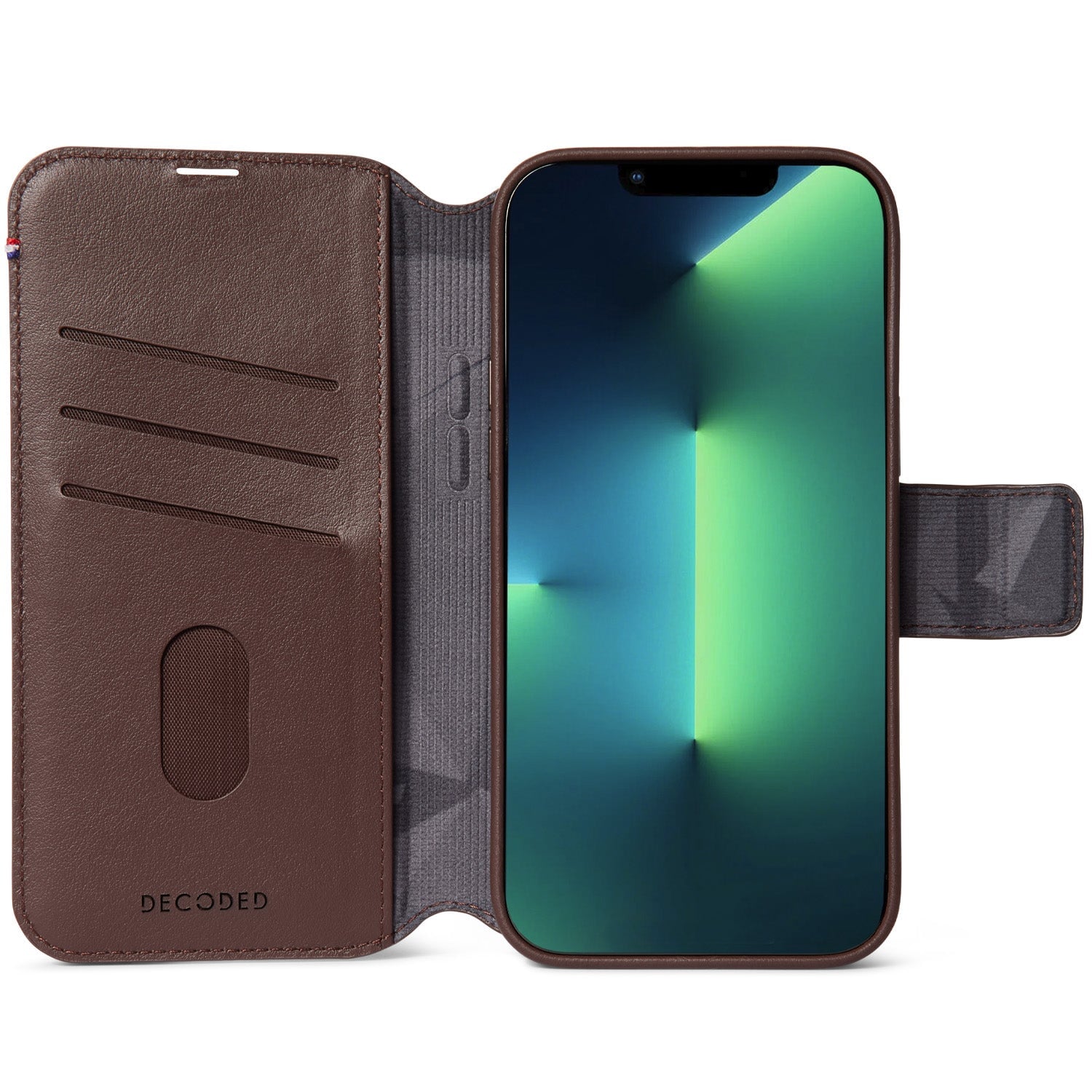Dockem Flip Card Case for iPhone 14 Pro Max with Removable Minimalist Wallet