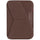 Leather MagSafe Card/Stand Sleeve | Chocolate Brown